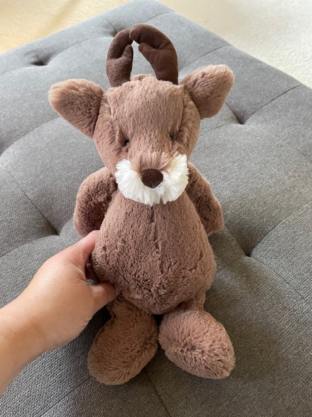 Jellycat Brown Plush Reindeer Stuffed Animal